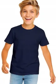 koszulka-dziecieca-t-shirt-dla-chlopca-dziewczynki-granatowa-110-116