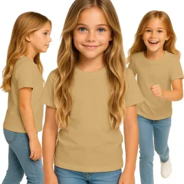 koszulka-dziecieca-t-shirt-dla-chlopca-dziewczynki-karmelowa-134-140