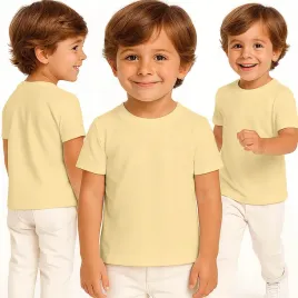 koszulka-dziecieca-t-shirt-dla-dziecka-bawelniana-cytrynowa-110-116