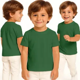 koszulka-dziecieca-t-shirt-dla-dziecka-bawelniana-zielona-122-128