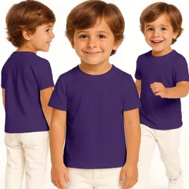 koszulka-dziecieca-t-shirt-dla-dziecka-bawelniana-purpurowa-104