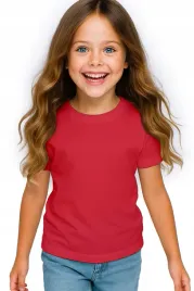 koszulka-dziecieca-t-shirt-dla-chlopca-dziewczynki-czerwona-110-116