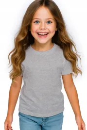 koszulka-dziecieca-t-shirt-dla-chlopca-dziewczynki-szary-melanz-158-164