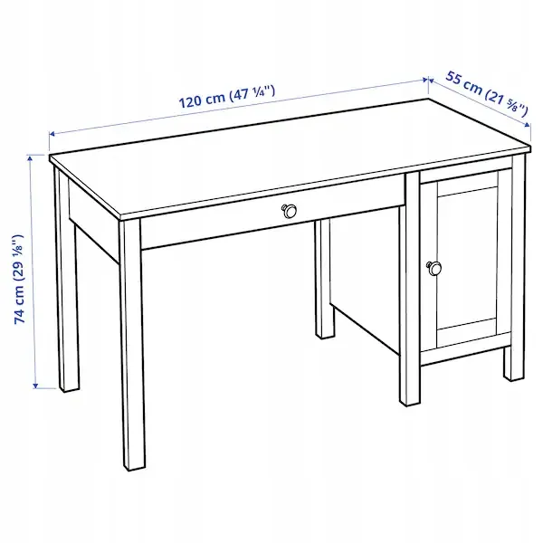 ikea-hemnes-biurko-biala-bejca-120x55-cm-stan-nowy