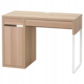 ikea-micke-biurko-dab-bejcowany-na-bialo-105x50-cm