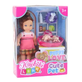 dla-dzieci-zestaw-mini-laleczka-z-dwoma-szczeniaczkami