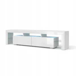 szafka-rtv-190-cm-bialy-mat-korpus-bialy-polysk-fronty-led