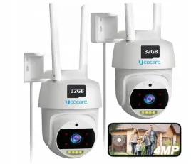 kamery-ucocare-4mp-wifi-32gb-automatyczne-sledzenie-alarm-2-szt