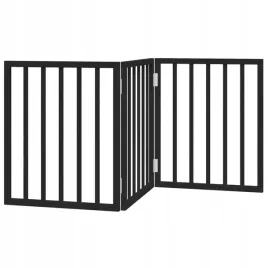 skladana-bramka-dla-psa-3-panele-czarna-150-cm