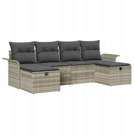 zestaw-sof-na-ogrod-z-poduszka-6-pcs-jasnoszary-polirattan