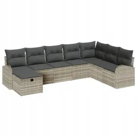 zestaw-sof-na-ogrod-z-poduszka-8-pcs-jasnoszary-polirattan