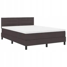 lozko-sprezynowe-z-materacem-ciemny-braz-160-x-200-cm-tkanina