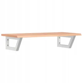 polka-scienna-pod-umywalke-stal-i-lite-drewno-debowe