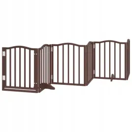 skladana-bramka-dla-psa-z-drzwiami-6-paneli-braz-300-cm