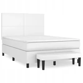 lozko-kontynentalne-z-materacem-biale-ekoskora-140x200-cm