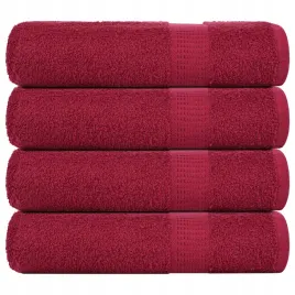 reczniki-kapielowe-4-szt-bordowy-70x140-cm-bawelna-100percent