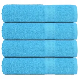 reczniki-kapielowe-4-szt-turkusowe-70x140-cm-bawelna-100percent