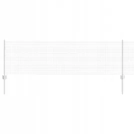 ogrodzenie-z-drutu-spawanego-z-22-slupkami-u-srebrne-0-6x50-m-stal