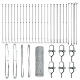 ogrodzenie-heksagonalne-06x50-m-stal-ocynkowana