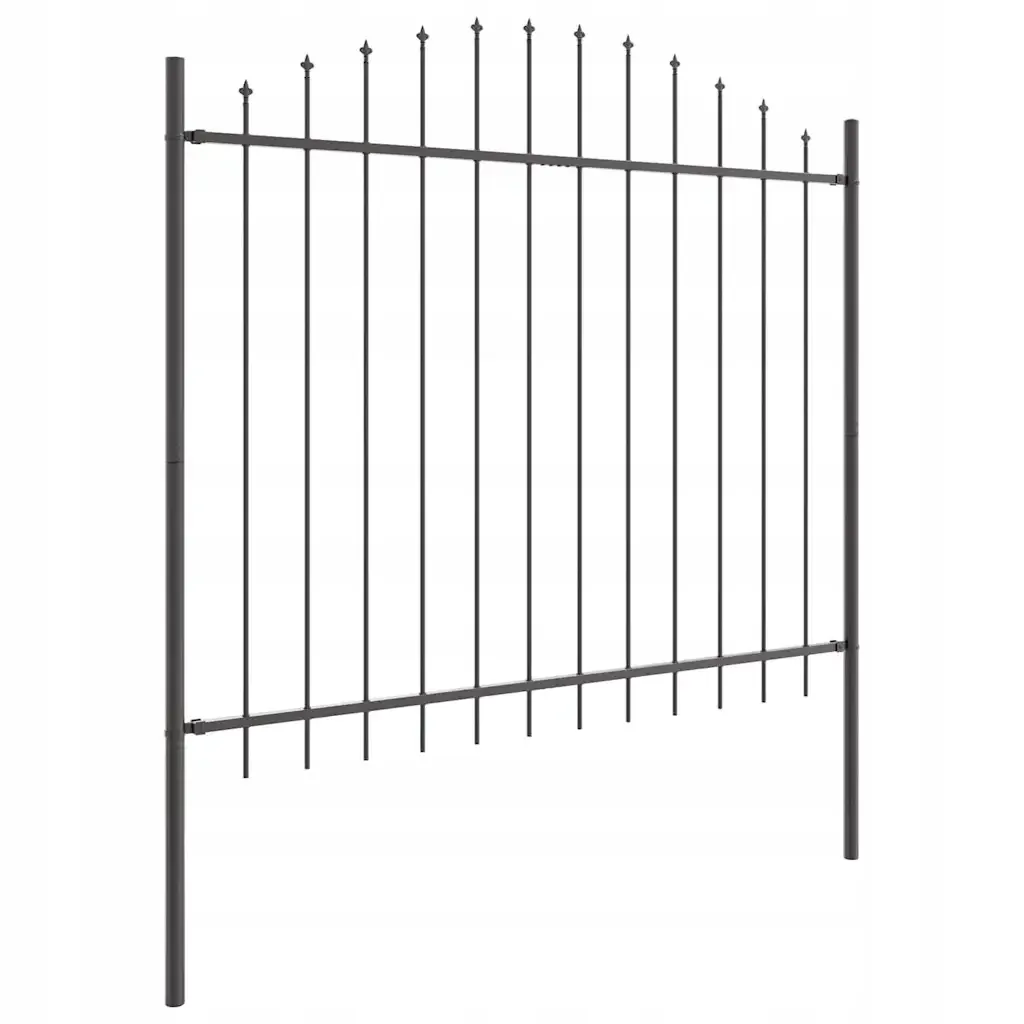 plot-ogrodowy-szary-34x125-m-ze-stali-stan-nowy