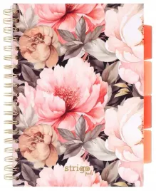 kolozeszyt-pads-b5-100k-kratka-kwiaty-bezowy