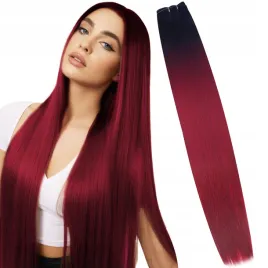 wlosy-syntetyczne-na-tasmie-sztuczne-proste-dlugie-ombre-bordowy-150g-65cm