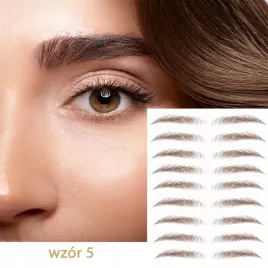 naklejki-brwi-tatuaz-tymczasowy-wzor-5-kolor-brazowy-wodoodporne-9-par