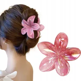 klamra-do-wlosow-kwiat-plumeria-kwiat-hawajski-czerwono-rozowa-perla