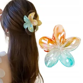 klamra-do-wlosow-kwiat-plumeria-kwiat-hawajski-niebiesko-pomaranczowa-perla