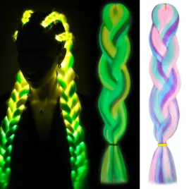 wlosy-syntetyczne-swiecace-w-ciemnosci-pastel-twist-4-kolory-roz-fiolet