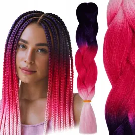 wlosy-syntetyczne-kolorowe-warkoczyki-sztuczne-ombre-rozowe-60cm-as3-3