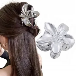klamra-do-wlosow-kwiat-plumeria-kwiat-hawajski-blyszczacy-srebrna-9-cm