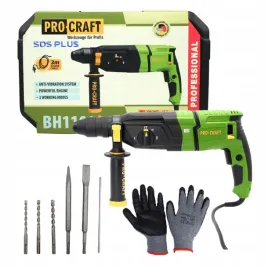 procraft-bh1100-mlotowiertarka-sds-plus-900w-1250rpm-5000-udarow-gratis