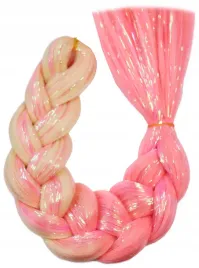 wlosy-syntetyczne-warkoczyki-ombre-proste-brokatowe-pastel-ombre-kolorowe