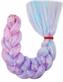wlosy-syntetyczne-warkoczyki-ombre-proste-brokatowe-pastel-ombre-kolorowe