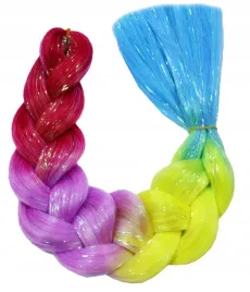 wlosy-syntetyczne-warkoczyki-ombre-proste-brokatowe-neonowe-ombre-4-kolory