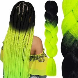 wlosy-syntetyczne-warkoczyki-ombre-2-kolory-czarny-limonka-ombre-60cm-m10