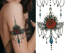 tatuaze-tatuaz-zmywalny-tymczasowe-roza-ozdoby-tattoo-tatuaz-dla-kobiety