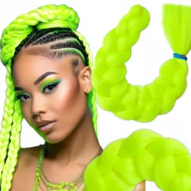 wlosy-syntetyczne-warkocze-sztyczne-doczepiane-warkoczyki-neon-green-100g