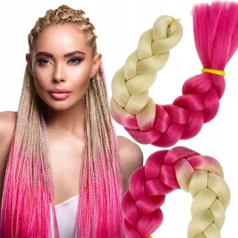 wlosy-sztuczne-syntetyczne-na-warkoczyki-100g-60cm-blond-roz-doczepiane
