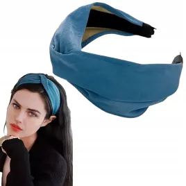 opaska-do-wlosow-szeroka-wezel-turban-niebieska-pin-up-super-jakosc