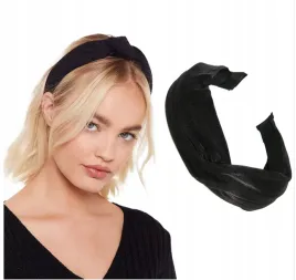 opaska-do-wlosow-skoropodobna-wezel-turban-czarna