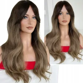 piekna-peruka-syntetyczna-brazowa-ciemny-blond-ombre-jak-naturalna-dluga