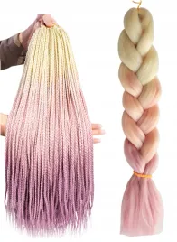 wlosy-syntetyczne-warkoczyki-blond-pastelowe-ombre