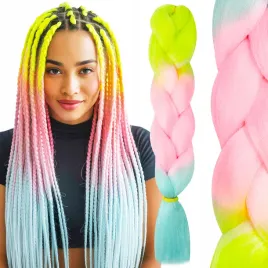 wlosy-syntetyczne-warkoczyki-ombre-3-kolorowe-cytryna-roz-blekit-60cm-acm27