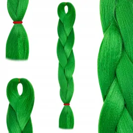 wlosy-syntetyczne-warkoczyki-proste-sztuczne-zielone-60cm-6138