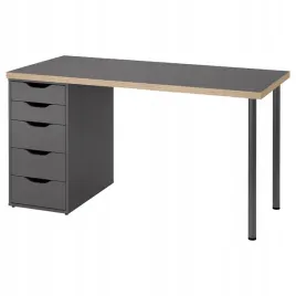 ikea-lagkapten-alex-biurko-szary-imitacja-drewna-140x60-cm