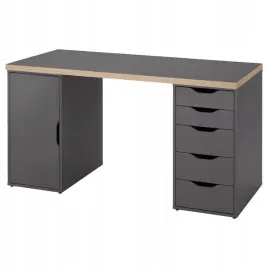 ikea-lagkapten-alex-biurko-szary-imitacja-drewna-140x60-cm
