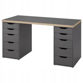 ikea-lagkapten-alex-biurko-szary-imitacja-drewna-140x60-cm