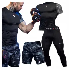 odziez-koszulka-spodnie-spodenki-termoaktywne-sportowe-treningowe-meski-3w1